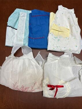 Vintage Apron Bundle Of 5